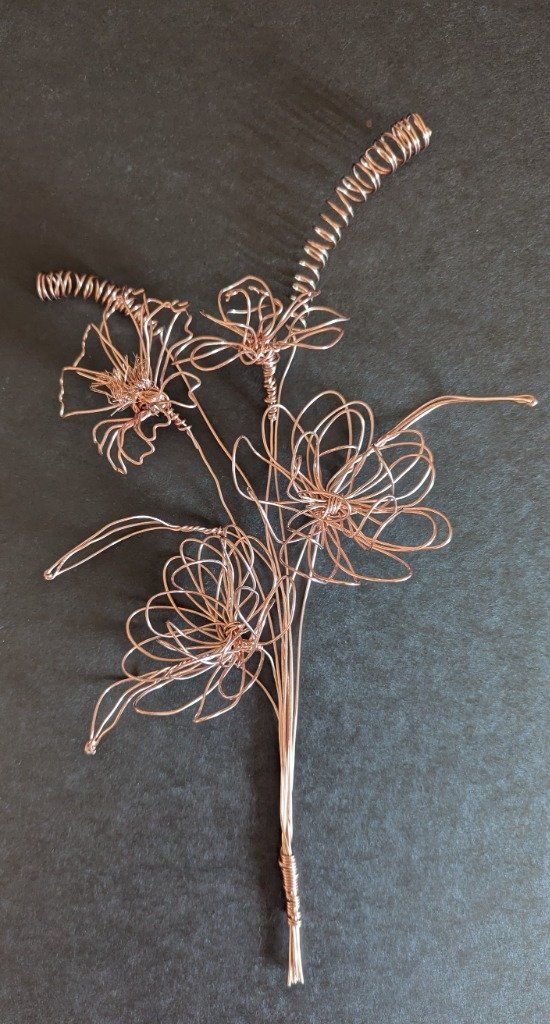 Bouquet cuivré