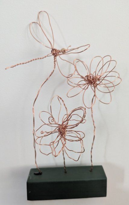 LIBELLULE ET SES FLEURS